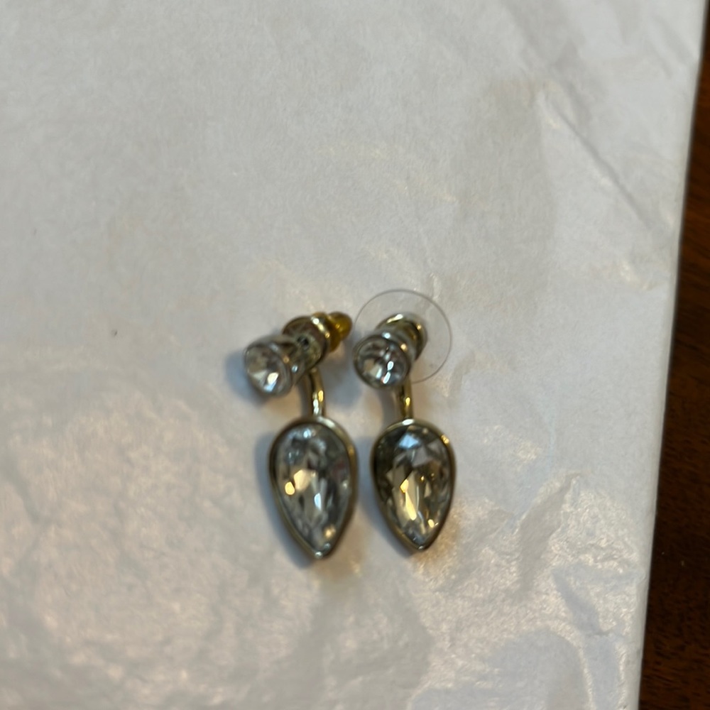 Clear Gemstone Earrings